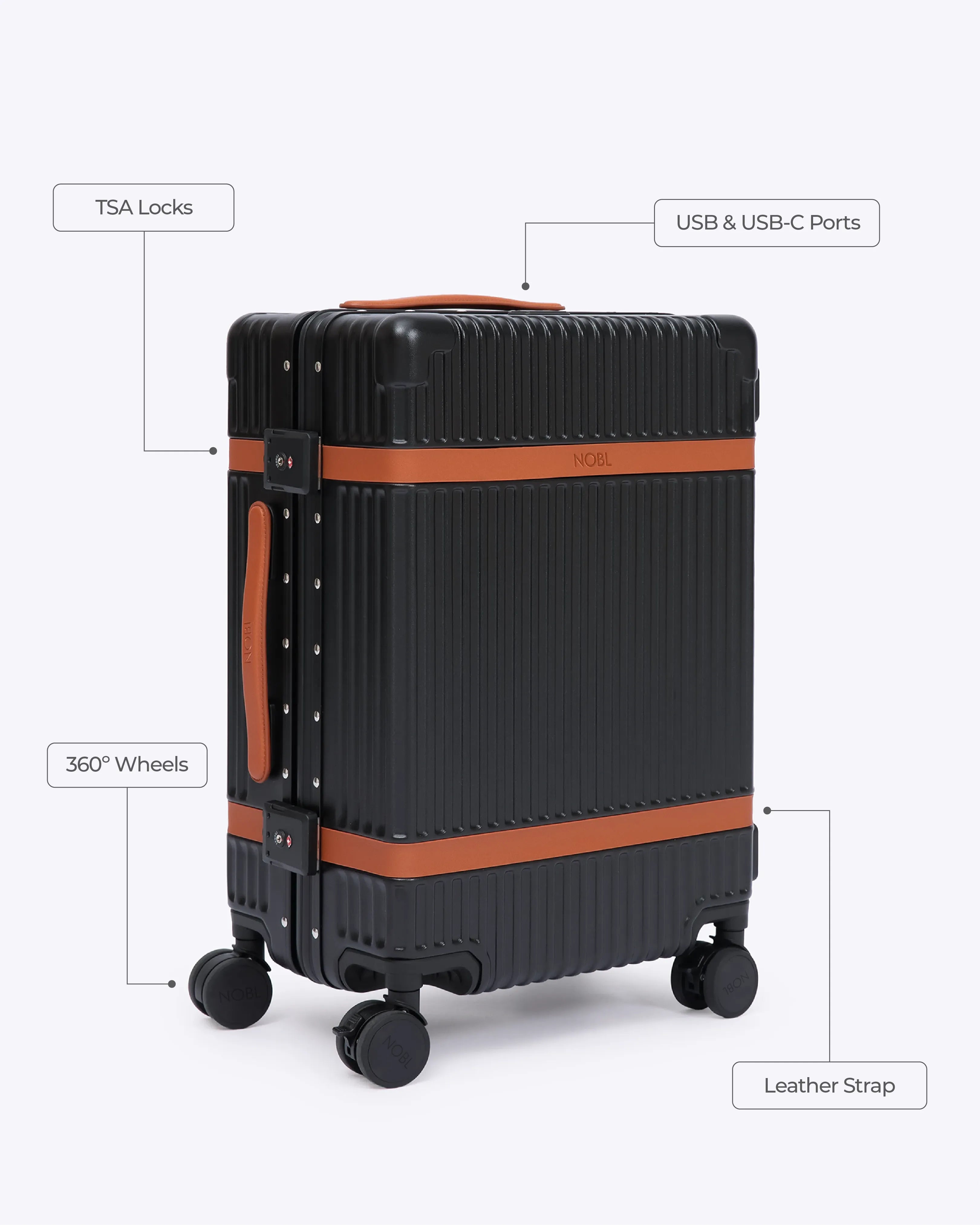 Belmont Leather Carry-On