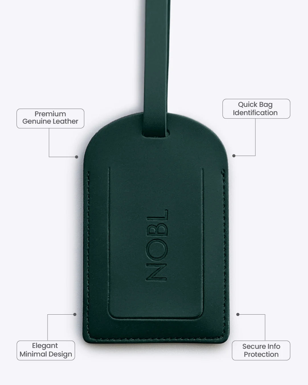 Leather Luggage Tag