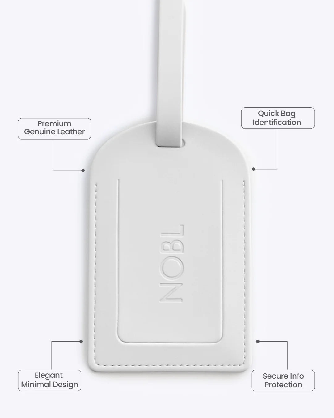 Leather Luggage Tag