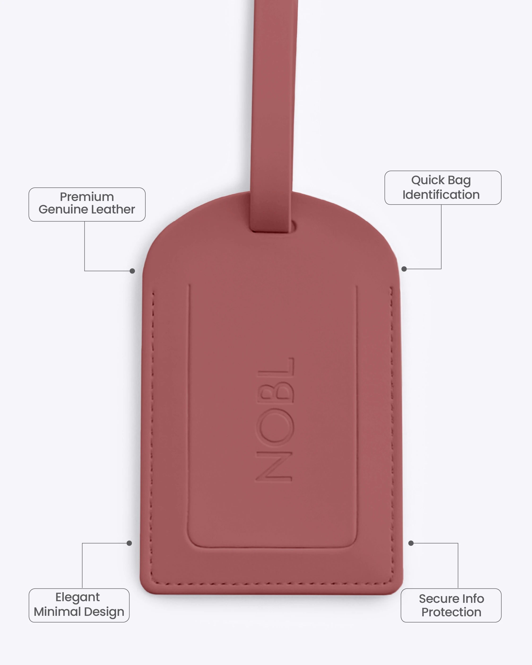 Leather Luggage Tag