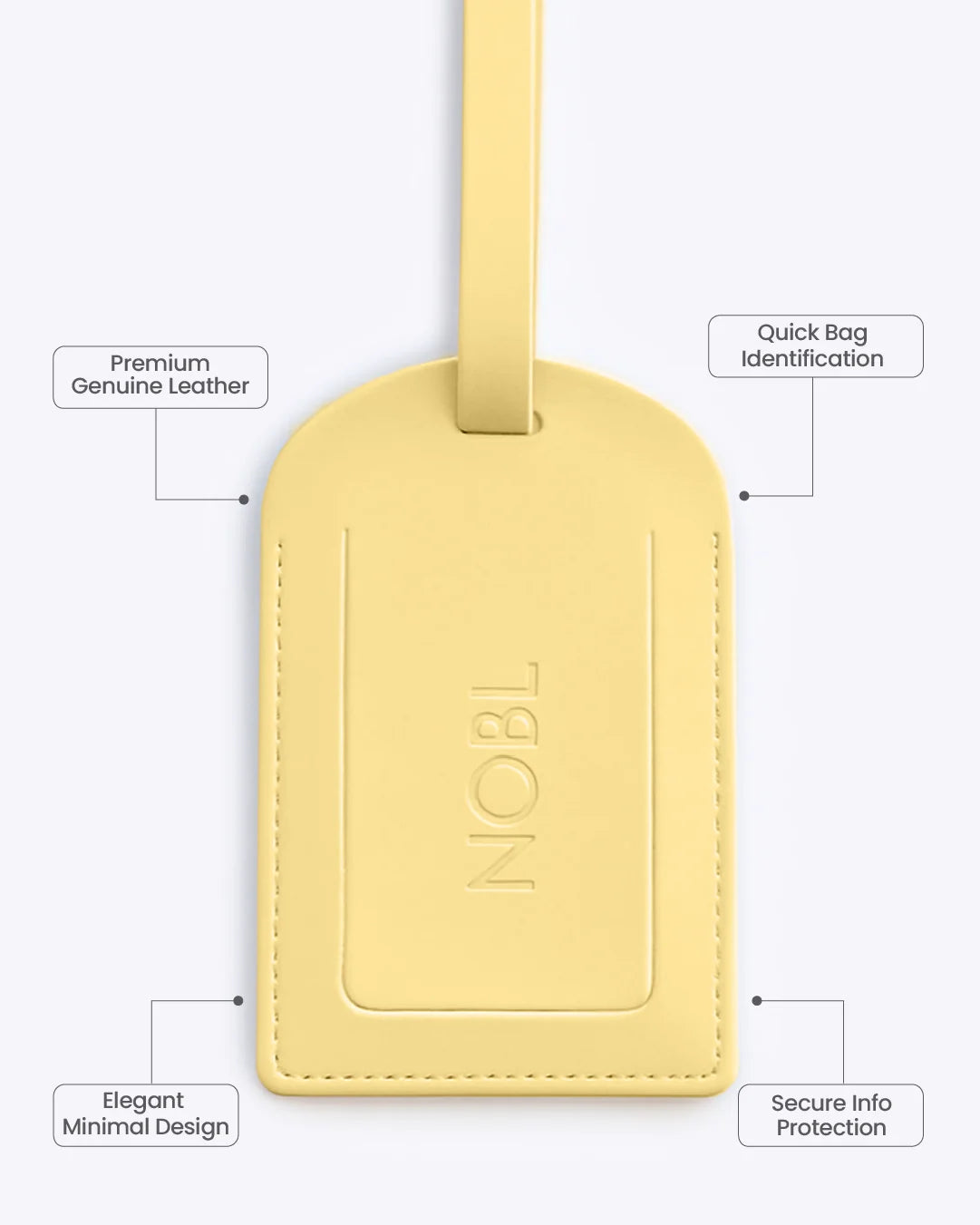 Leather Luggage Tag