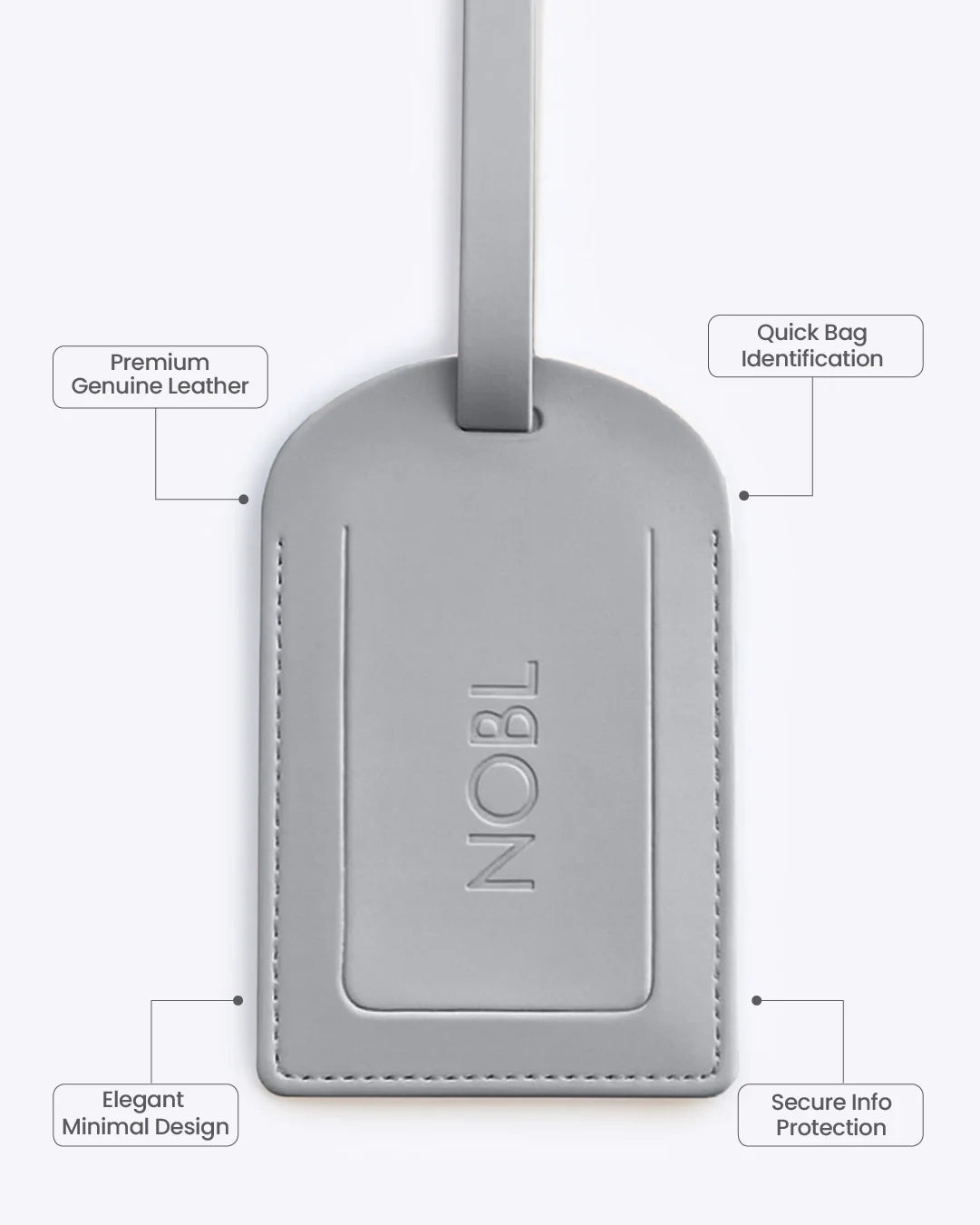 Leather Luggage Tag
