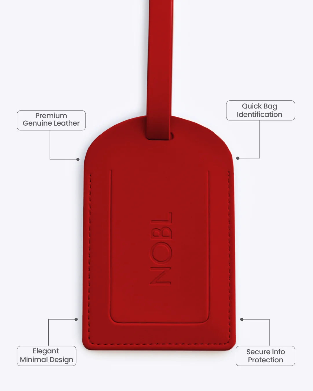 Leather Luggage Tag