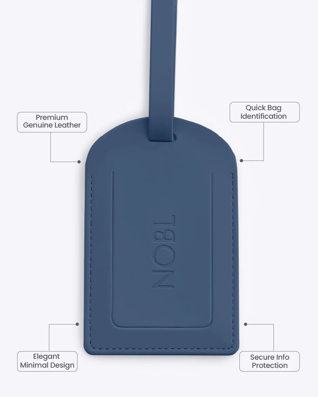 Leather Luggage Tag