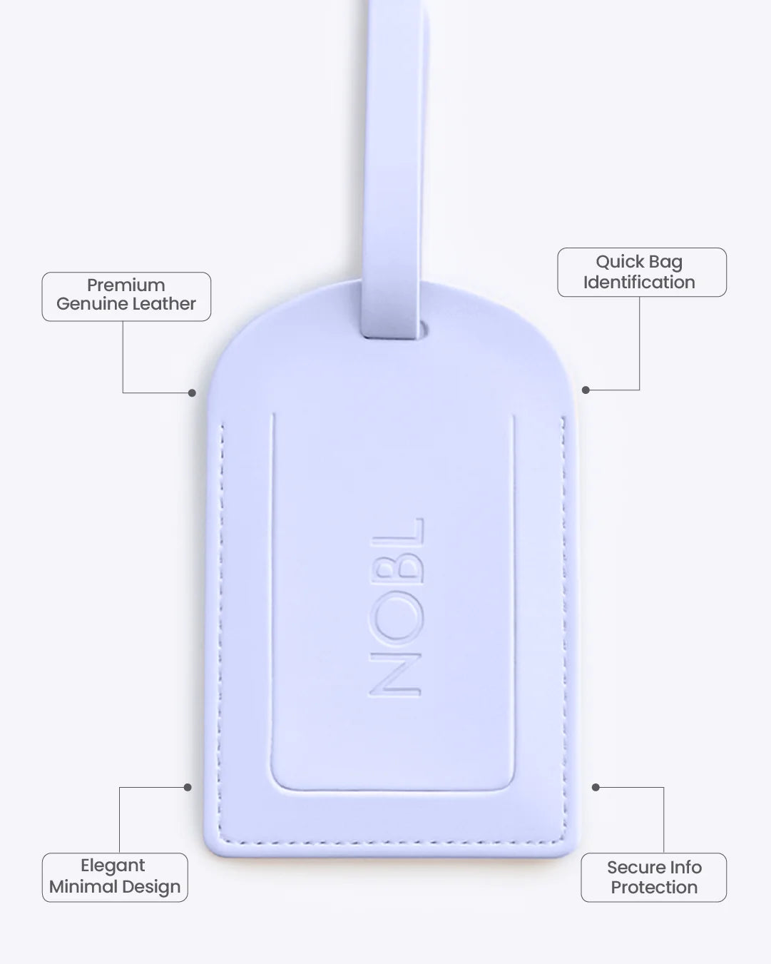 Leather Luggage Tag