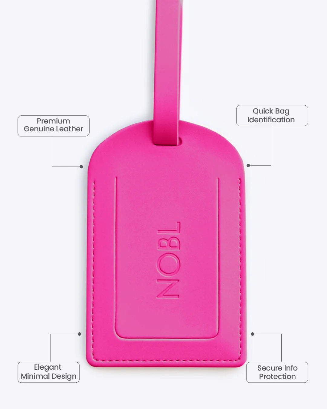 Leather Luggage Tag